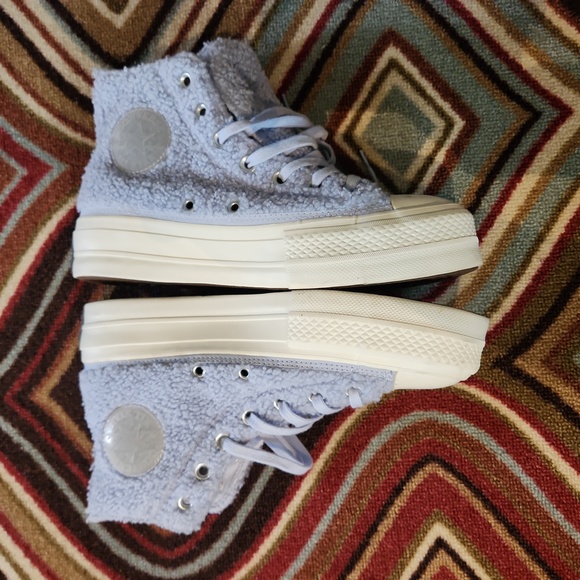 Women Size 7.5 Converse CTAS LIFT HI Sneakers - Picture 4 of 10